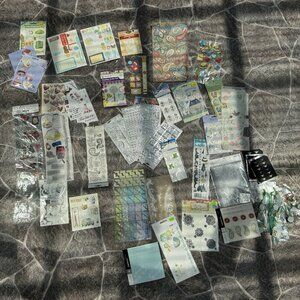 Lot Stickers And Rub Ons